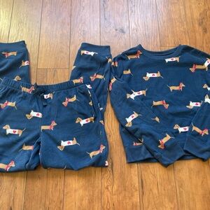 Old Navy Kids' Navy Dog Print Pajama Set